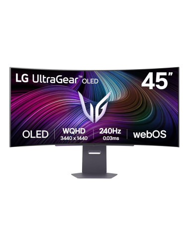 LG 45GX90SA-B 45" UltraGear Curved OLED, 21:9, 3440x1440, 275cd/m2, 0.03s/HDMI, DisplayPort, USB | LG