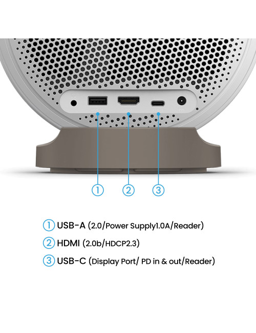 Benq GV32 | Full HD (1920x1080) | 500 ANSI lumens | White | Wi-Fi