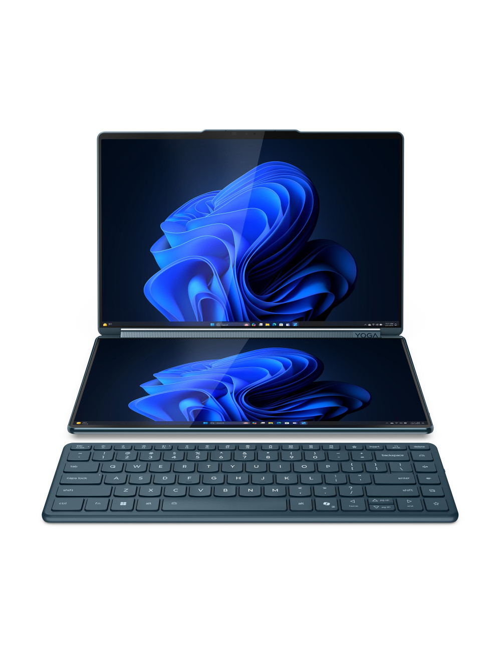 Lenovo Yoga Book 9 14IAH10 | Tidal Teal | 2x14 " | OLED | Touchscreen | 2.8K WQXGA+ | 2880 x 1800 pixels | Glossy | Intel Core U