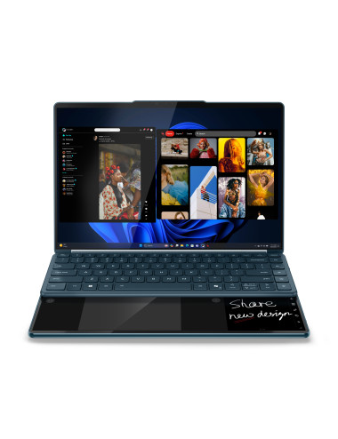 Lenovo Yoga Book 9 14IAH10 | Tidal Teal | 2x14 " | OLED | Touchscreen | 2.8K WQXGA+ | 2880 x 1800 pixels | Glossy | Intel Core U