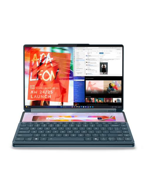 Lenovo Yoga Book 9 14IAH10 | Tidal Teal | 2x14 " | OLED | Touchscreen | 2.8K WQXGA+ | 2880 x 1800 pixels | Glossy | Intel Core U