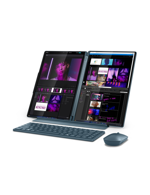 Lenovo Yoga Book 9 14IAH10 | Tidal Teal | 2x14 " | OLED | Touchscreen | 2.8K WQXGA+ | 2880 x 1800 pixels | Glossy | Intel Core U