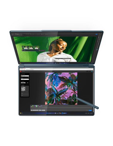 Lenovo Yoga Book 9 14IAH10 | Tidal Teal | 2x14 " | OLED | Touchscreen | 2.8K WQXGA+ | 2880 x 1800 pixels | Glossy | Intel Core U