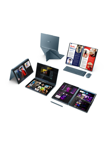 Lenovo Yoga Book 9 14IAH10 | Tidal Teal | 2x14 " | OLED | Touchscreen | 2.8K WQXGA+ | 2880 x 1800 pixels | Glossy | Intel Core U