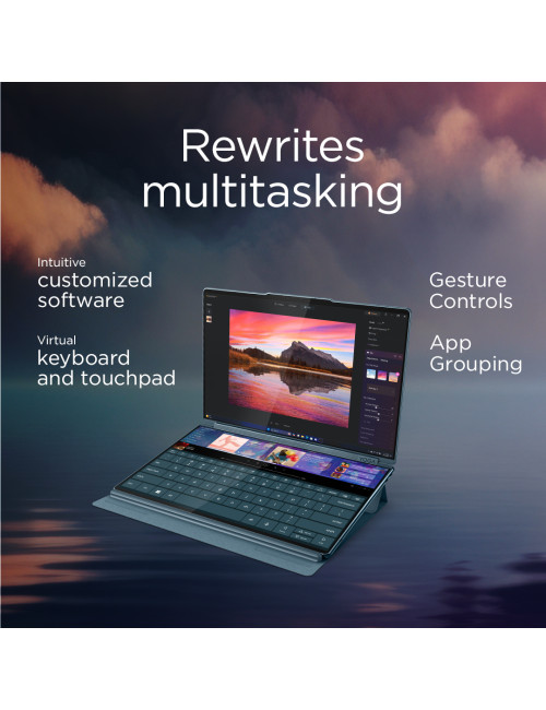 Lenovo Yoga Book 9 14IAH10 | Tidal Teal | 2x14 " | OLED | Touchscreen | 2.8K WQXGA+ | 2880 x 1800 pixels | Glossy | Intel Core U