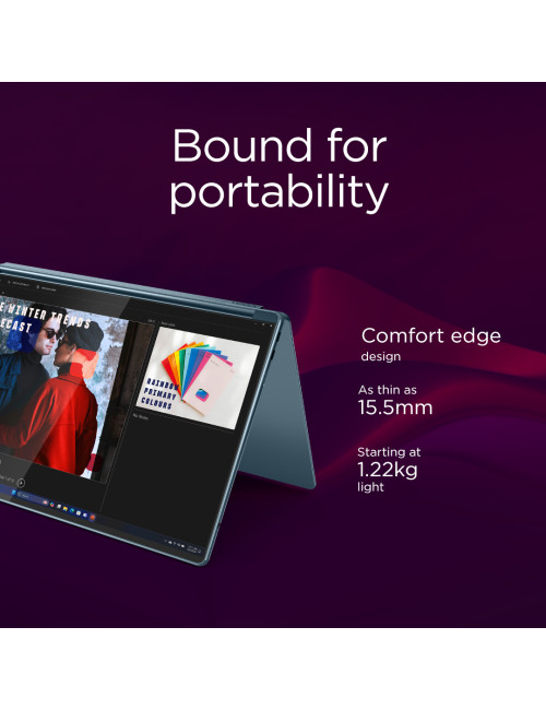 Lenovo Yoga Book 9 14IAH10 | Tidal Teal | 2x14 " | OLED | Touchscreen | 2.8K WQXGA+ | 2880 x 1800 pixels | Glossy | Intel Core U