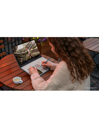 Lenovo Yoga Book 9 14IAH10 | Tidal Teal | 2x14 " | OLED | Touchscreen | 2.8K WQXGA+ | 2880 x 1800 pixels | Glossy | Intel Core U