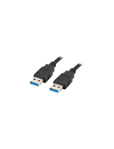 LANBERG cable USB-A M/M 3.0 1.0m black