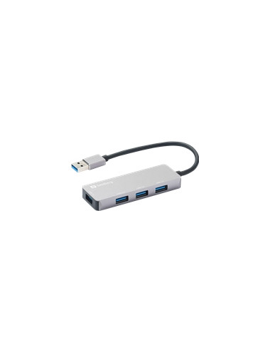 SANDBERG USB-A Hub 1xUSB3.0+3x2.0 SAVER