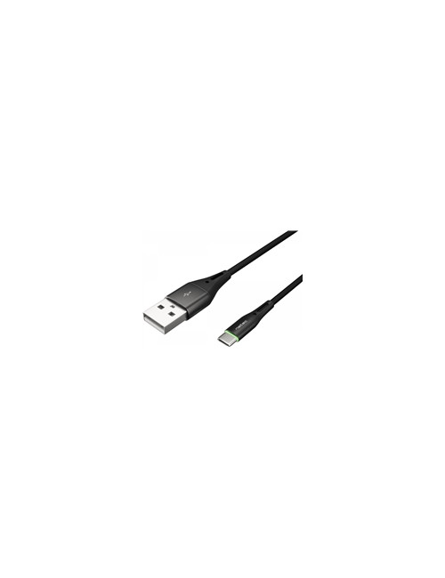 NATEC Cable USB-C/A 2.0 1m prati led