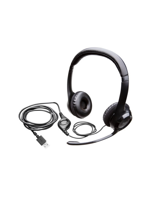 Logitech | Computer headset | H390 | Built-in microphone | USB Type-A | Black