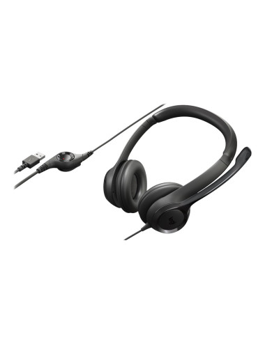 Logitech | Computer headset | H390 | Built-in microphone | USB Type-A | Black