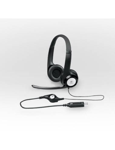 Logitech | Computer headset | H390 | Built-in microphone | USB Type-A | Black