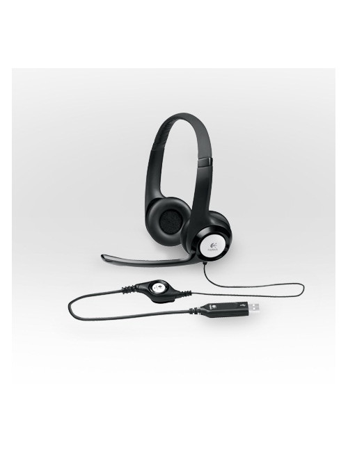 Logitech | Computer headset | H390 | Built-in microphone | USB Type-A | Black