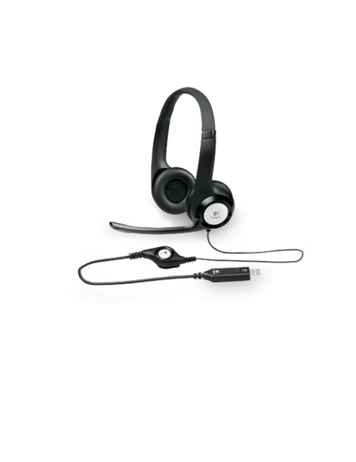 Logitech | Computer headset | H390 | Built-in microphone | USB Type-A | Black