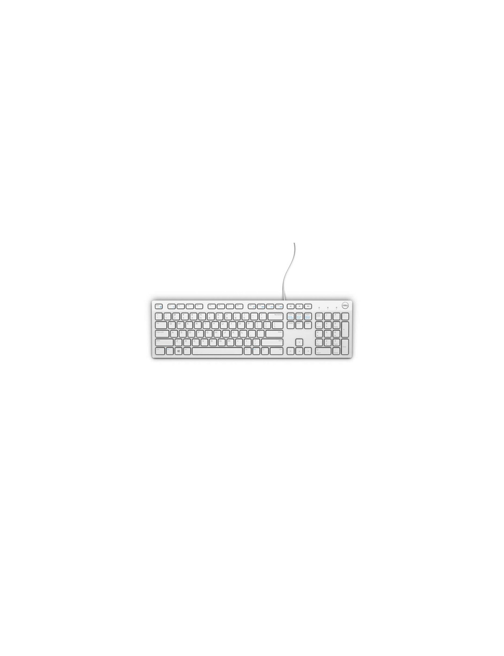 Dell | KB216 | Multimedia | Wired | EN | White | USB