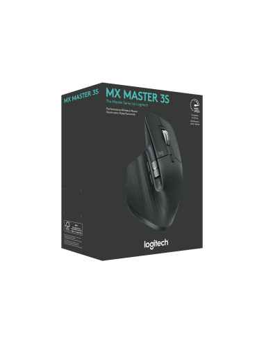 Logitech MX MASTER 3S Wireless Mouse, Graphite | Logitech