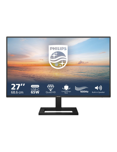 Philips | 27E1N1600AE/00 | 27 " | IPS | 16:9 | 100 Hz | 4 ms | 2560 x 1440 pixels | 350 cd/m | HDMI ports quantity 1 | Warranty 