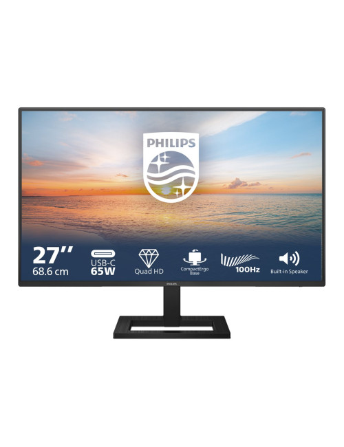 Philips | 27E1N1600AE/00 | 27 " | IPS | 16:9 | 100 Hz | 4 ms | 2560 x 1440 pixels | 350 cd/m | HDMI ports quantity 1 | Warranty 