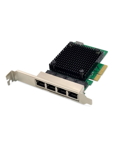 Digitus DN-10136 4-Port RJ45 RTL8125B, 2.5 GBits Server NIC