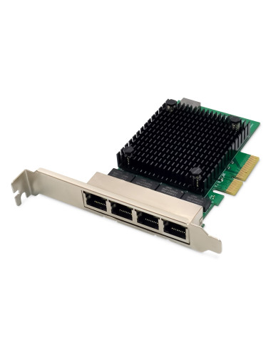 Digitus DN-10136 4-Port RJ45 RTL8125B, 2.5 GBits Server NIC