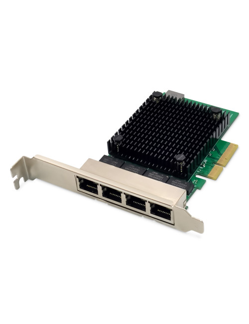 Digitus DN-10136 4-Port RJ45 RTL8125B, 2.5 GBits Server NIC