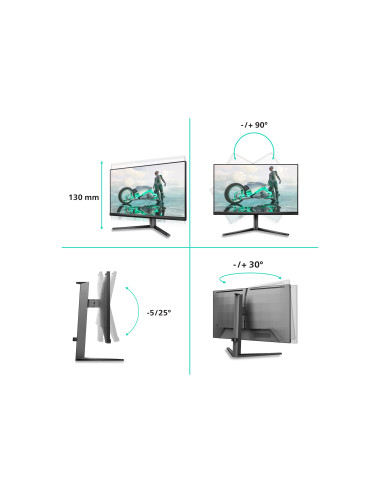 Philips | 27M2N3800A/00 | 27 " | Fast IPS | 4K UHD | 16:9 | 160 Hz | 1 ms | 3840 x 2160 pixels | 350 cd/m | HDMI ports quantity 