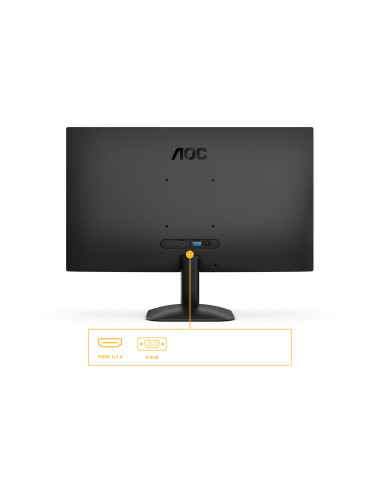 AOC | 24B31H | 24 " | IPS | FHD | 16:9 | 120 Hz | 1 ms | 1920 x 1080 pixels | 300 cd/m | HDMI ports quantity 1 | Black
