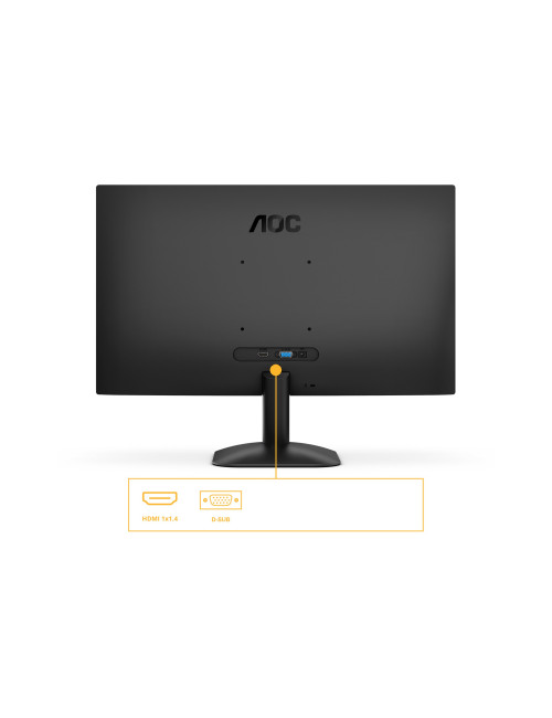 AOC | 24B31H | 24 " | IPS | FHD | 16:9 | 120 Hz | 1 ms | 1920 x 1080 pixels | 300 cd/m | HDMI ports quantity 1 | Black