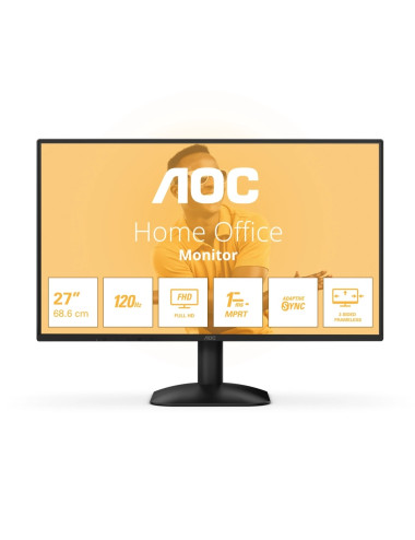 AOC | 27B31H | 27 " | IPS | FHD | 16:9 | 120 Hz | 1 ms | 1920 x 1080 pixels | 300 cd/m | HDMI ports quantity 1 | Black