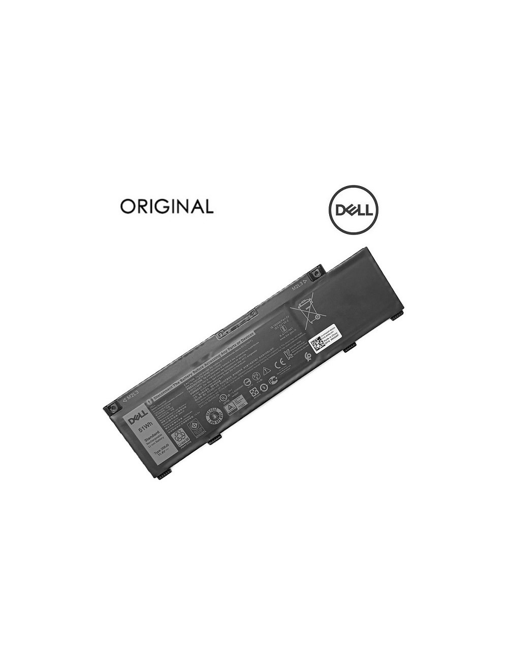 Notebook battery, DELL 266J9, Premium