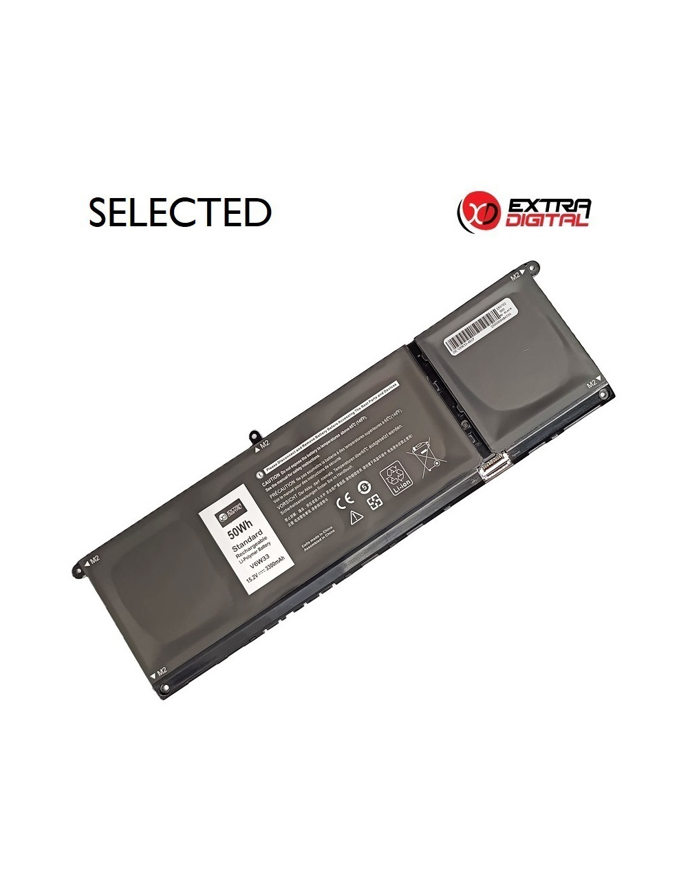 Notebook Battery DELL G91J0, 3300mAh, Extra Digital Selected