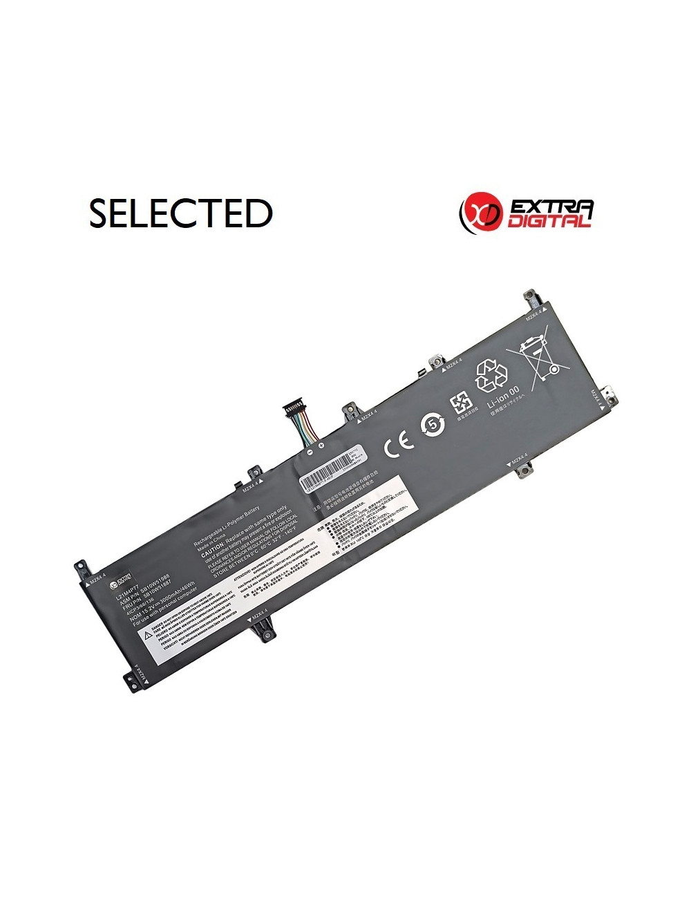 Notebook baterija, LENOVO L21M4P77, 3000 mAh, Extra Digital Selected