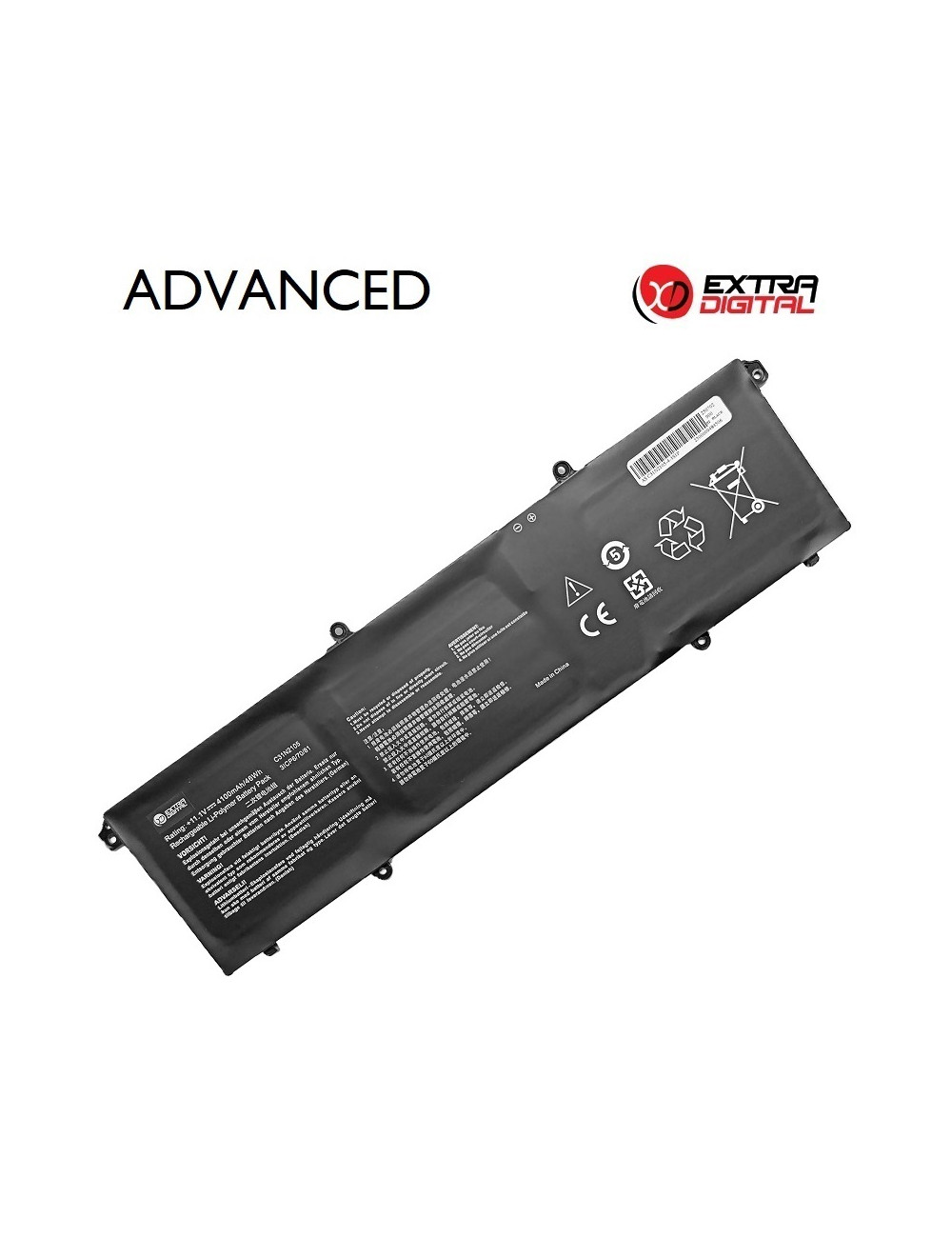 Nešiojamo kompiuterio baterija ASUS C31N2105, 4100mAh, Extra Digital Advanced
