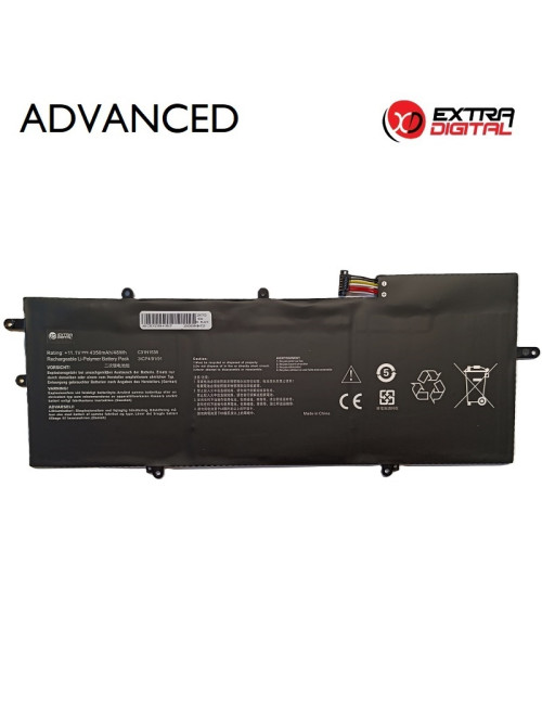 Nešiojamo kompiuterio baterija ASUS C31N1538, 4350mAh, Extra Digital Advanced