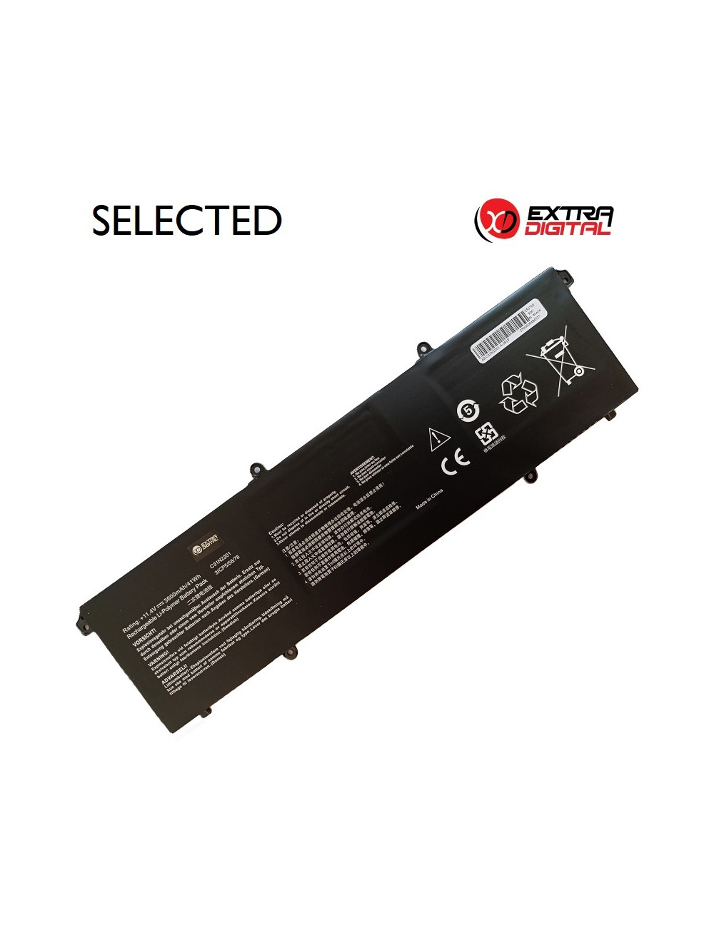 Notebook Battery ASUS C31N2201, 3600mAh, Extra Digital Selected