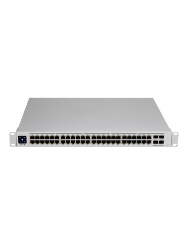 Ubiquiti | UniFi Switch | USW-PRO-48-POE | Managed L3 | Rackmountable | Gigabit Ethernet (copper) ports quantity 48 | SFP+ ports