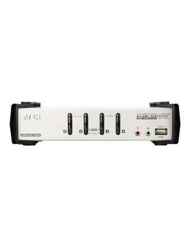 ATEN CS1734B - KVM / audio / USB switch - 4 ports