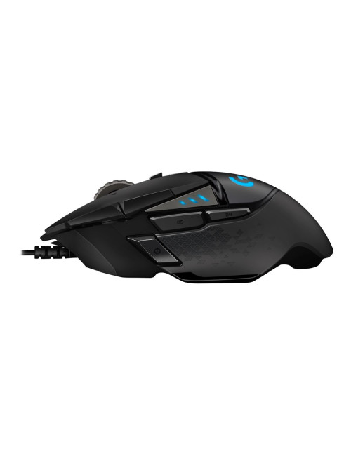 Logitech G502 Hero Wired Gaming Mouse, Black