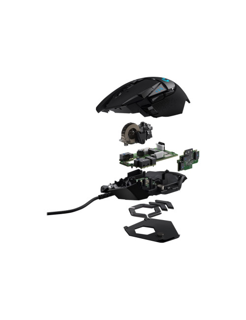 Logitech G502 Hero Wired Gaming Mouse, Black