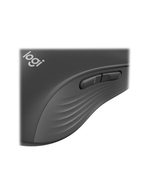 Logitech Signature M650 L Left Wireless Mouse, RF Wireless + Bluetooth, 2000 DPI, Graphite | Logitech