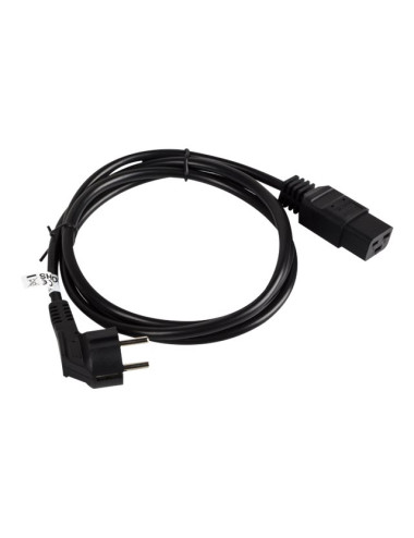 Lanberg CEE 7/7- IEC 320 C19 power cord 1.8m 16A VDE, black | Lanberg
