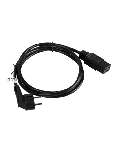 Lanberg CEE 7/7- IEC 320 C19 power cord 1.8m 16A VDE, black | Lanberg