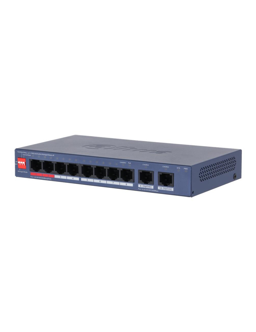 Switch|DAHUA|DH-CS4010-8ET2GT-110|Type L2|PoE ports 8|110 Watts|CS4010-8ET2GT-110