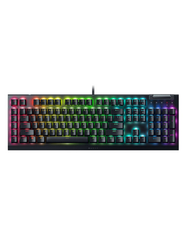Razer | Mechanical Gaming Keyboard | BlackWidow V4 X | Mechanical Gaming Keyboard | Wired | US | Black | Yellow Mechanical Switc