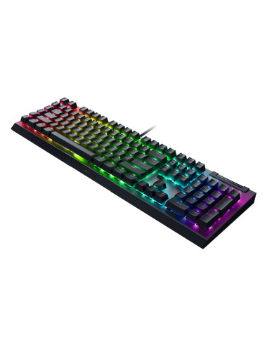 Razer | Mechanical Gaming Keyboard | BlackWidow V4 X | Mechanical Gaming Keyboard | Wired | US | Black | Yellow Mechanical Switc