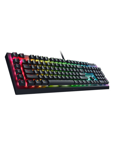 Razer | Mechanical Gaming Keyboard | BlackWidow V4 X | Mechanical Gaming Keyboard | Wired | US | Black | Yellow Mechanical Switc