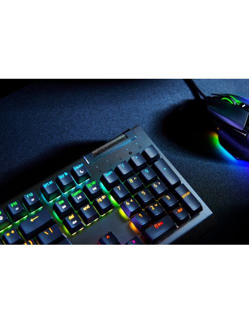 Razer | Mechanical Gaming Keyboard | BlackWidow V4 X | Mechanical Gaming Keyboard | Wired | US | Black | Yellow Mechanical Switc