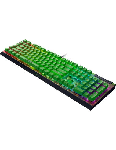 Razer BlackWidow V4 X | Gaming keyboard | Wired | US | Minecraft Edition | Razer Green Mechanical Switches (Clicky)