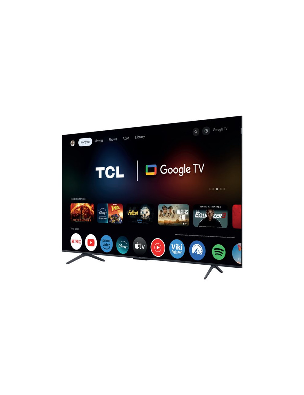 TCL 55T8C 55" (139 cm) 4K QLED TV comes with Google TV | TCL